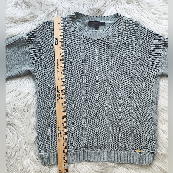 Marc New York Gray Sweater w/ Buttons - Picture 13 of 14